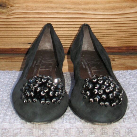 AGL Black Suede Shoes - Picture 4 of 11